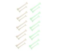 Toddmomy 20Pcs Mixed Color Plastic Halloween Bone Props Bone Ornaments for Party Decorations for Indoor Outdoor Halloween Celebrations Fun Prank Accessories