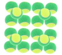 Toddmomy 20pcs Pet Bounce Balls for Dog Play Training Interactive Rubber for Beginners for Tennis Skills Practice Photography for Matches Activities