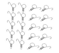 Toddmomy 20pcs Pet Cage Spring Latch Door Hooks Guinea Pig Cage Latch Replacement Easy Install Adaptable for Various Farming Environments Secure Animal Enclosure