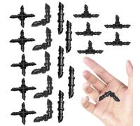Toddmomy 20pcs Plastic Barb Tee Connectors for 4/7mm Hose, Easy to Install and Sturdy Irrigation Hose Connectors for Horticulture Irrigation and Balcony Gardening