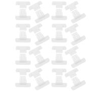 Toddmomy 20pcs Proof Cabinet Locks for Safety, White Self-Adhesive Safety Drawer and Cupboard Latches, Kitchen Fridge Door Locks for Protection