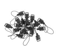 Toddmomy 20pcs Replacement Qd Loop Qd Loop for Camera Neck Strap Adapter for Eyelet Belt Connector Camera Wrist Strap Clip