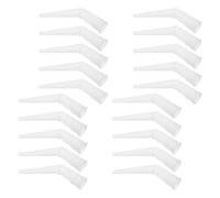 Toddmomy 20Pcs Reusable Plastic Caulk Gun Extender Nozzles with 1.5Cm Inner Diameter Elbow Tips for Precision Sealing and Finishing Home Renovation Caulking Tool Accessories