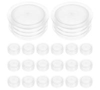 Toddmomy 20pcs Reusable round Plastic Stopper Plugs for Balcony and Vegetable Planting Boxes, Moisture Management Water Plugs for Indoor and Outdoor Planters, Prevent Water Leakage