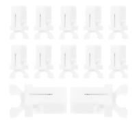 Toddmomy 20pcs Self-Locking Press Switch Trash Can Lock Buckles, Abs Material, Easy Installation, Prevents Animals from Tipping Over Garbage Lid, for Household and DIY Projects