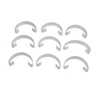 Toddmomy 20Pcs Steel Cage Door Hooks for Chicken Rabbit Bird Cages Multi-purpose Fixed Clips Anti-deformation Feeder Hangers for Poultry and Animal Enclosures