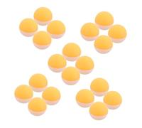 Toddmomy 20pcs Table Tennis Training Balls High Elasticity Pong Balls for Youth Practice and Recreational Play with Consistent Bounce for Skill Development and Party Decoration