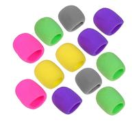 Toddmomy 20pcs Thick Microphone Covers Mic Sponge Cover Microphone Protective for Handheld Use in Ktv