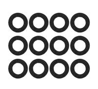 Toddmomy 20pcs Trumpet Felt Pads Black Felt Washers Easy to Replace Trumpet Accessories Protect the Keys for Musical Instruments and Trombone