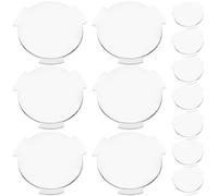 Toddmomy 20pcs Vr 3d Virtual Glasses Lens 3d Headset Lens PC Plastic Winged Biconvex Lenses Comfortable Design Immersive Visual Effect for Commercial Use and DIY with Computers Gaming