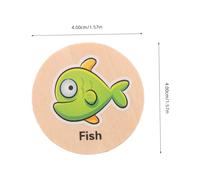 Toddmomy 20pcs Wooden Memory Game Cards for Early Learning Educational Ocean Animal Theme Enhances Memory Cognitive Skills Logical Reasoning for Preschool Boys