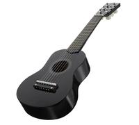 Toddmomy 21-inch Wood Toy Guitar for Kids Beginners Acoustic Guitar Musical Toy for Boys and Girls Early Learning Educational Instrument Black