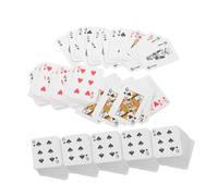 Toddmomy 24 Sets Miniature Travel Playing Cards for All Ages Portable Small Deck for Party Favors and Pranks Cute Compact Play Cards Kit for Entertainment Plane Train Bus Trips