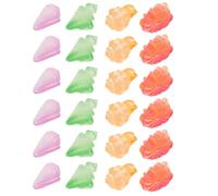 Toddmomy 24pcs Miniature Resin Sea Shells Glow the Dark Tiny Conch and Spiral Shapes for Creative Arts and Crafts Sea Shells Decorations, Safe for Coastal Party Accessories