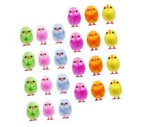 Toddmomy 24pcs Plush Chicks Easter Decor Fluffy Little Chicken Decorations for Home Party Creative Housewarming present for Indoor Atmosphere Enhancement