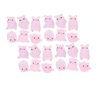 Toddmomy 24Pcs Resin Pig Figurines Miniature Pig Ornaments DIY Tabletop Decorations for Home and Garden Micro Landscape Adorable Desktop Piggy Statues