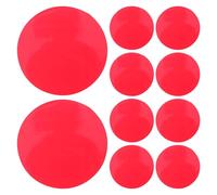 Toddmomy 25pcs 50mm Red LED Light Filters Self-adhesive Warm Light Correction Film round Diffuser Sheets for Home Theater Ambient Lighting and Spotlight Lamps