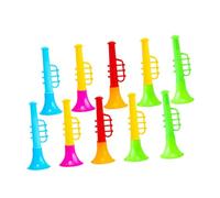Toddmomy 25pcs Mini Simulation Trumpet Toys Fun Horn Blowing Toys for Toddlers for Year Old Boys and Girls Random Color