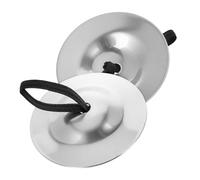 Toddmomy 2pairs Finger Cymbals Vintage Belly Dancing Iron Mini Hand Cymbals Mini Musical Instruments for Dance Party
