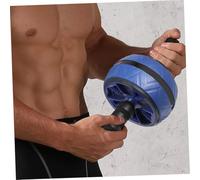 Toddmomy 2pcs Abdominal Roller Wheel Fitness Exercise Wheel for Core Workouts Includes Comfortable Knee Mat Durable Design for Home Gym Use