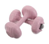 Toddmomy 2Pcs Adjustable Water-filled Dumbbells Pink Compact Non-slip Quiet Weights for Swimming and Pool Exercise Portable Fitness Equipment for Arm Toning and Strength Training