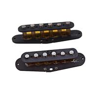 Toddmomy 2pcs Alnico Pickup Bobbin Slug Humbucker Plastic Cover Accessory for Electric Guitar Single Coil, Replacement Parts for Guitar Pickup Repair