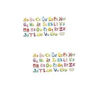 Toddmomy 2pcs Alphabet Letter Sticker for Crafts Sticker Decor and Phonics Education Adhesive for Scrapbooking and Lettering Projects