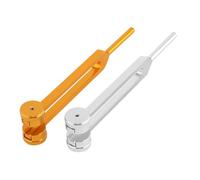 Toddmomy 2pcs Aluminum Alloy Tuning Fork Shaker for Medical Clinical Ear Fork Nerve Testing Health for