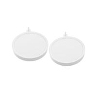 Toddmomy 2pcs Aquarium Air Stones Nano Bubble Disc Silent Oxygen Bubbler for Fish Tanks Even Bubble Distribution Low Noise Efficient Aeration Accessory