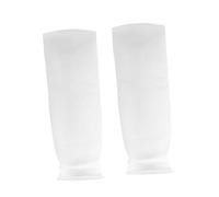 Toddmomy 2pcs Aquarium Filter Bags Micron White Mesh Sump Felt Socks Mechanical Filtration for Fish Tank Sumps and DIY Filters Accessories