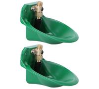 Toddmomy 2Pcs Automatic Sheep Water Bowl and Cattle Drinking Fountain Plastic Smooth Surface Designed for Livestock and Farm Use