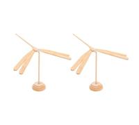 Toddmomy 2Pcs Bamboo Dragonfly Toys, Balance Educational Diy Crafts, for Kids Enhancing Cognitive Development, Coordination and Creativity