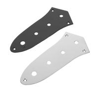 Toddmomy 2pcs Bass Guitar Control Plate Plates Replacement Parts for Maintenance Repair Electric Guitar Truss Rod Cover