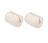 Toddmomy 2pcs Beige Cylindrical Nbr Door Safety Stopper for Home Supplies Protects Doors and Windows Prevents Children Or Pets from Getting Locked Out Anti-Noise Stopper for Quiet