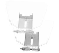 Toddmomy 2pcs Bench Shield Kit for Bench Grinder Anti-Rust Stainless Steel and Abs Eyeshield Protective Guard with Thickened Transparent Panel Easy Installation with Screws High Safety