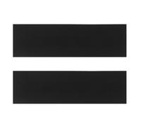 Toddmomy 2pcs Black Felt Dart Board Wall Protector Pads 35.4x11.8x0.4inch Cushioned Surround Guard Removable Adhesive for Apartment, Office, and Sports Room