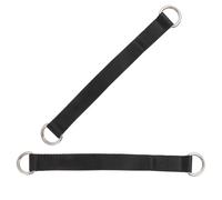 Toddmomy 2pcs Black Fitness Hanging Straps for Pullup Bar, Multifunctional Gymnastic Ring Training Bands for Swing, Sandbag Connection, Suitable for Home and Gym Workout