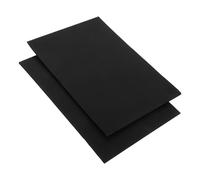 Toddmomy 2pcs Blank Sign Blanks Black PP Material Waterproof Versatile for Courtyard Lawn Garden Warnings Open to Visitors 14.57 x 10.24 x 0.16 in