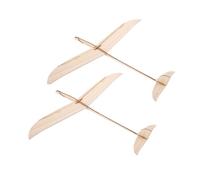 Toddmomy 2pcs Blank Wooden Airplane Glider: Solid Wood Craft For DIY Painting & Assembly - Hand Throwing Aircraft - Stable Flight For Outdoor Activities