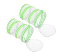 Toddmomy 2pcs Butterfly Habitat Lightweight Insect Viewer Cage with Handle Foldable Mesh Terrarium for Outdoor Exploration and Insect Observation Bucket for Nature Lovers