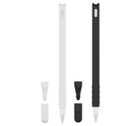 Toddmomy 2pcs Cartoon Cat Head Shaped Silicone Case Pen Cap for Stylus Gen Cover for Pencil Pig Pattern