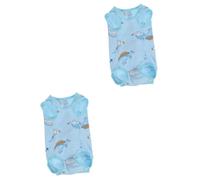Toddmomy 2pcs Cat Recovery Suit Breathable Licking Weaning Outfit for Cats Provides and Stress Relief after