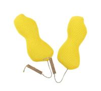 Toddmomy 2pcs Catnip Filled Plush Toy Peanut Shaped Chewing Toy for Indoor Cats Material for Biting Scratching Promotes Interactive Play and Bonding