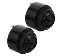 Toddmomy 2PCS Continuous Piezoelectric Electronic Buzzer Alarm Dc with Screw Terminals Clear Loud Sound Mini Active Buzzer for Control Panels and Automation Safety Systems