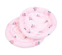 Toddmomy 2pcs Cooling Pet Mat for Small Pets and Hamsters, Rectangular Pp Cotton Sleeping Pad, Easy to Clean Summer Bedding for Puppies, Kittens, and Guinea Pigs on The Go