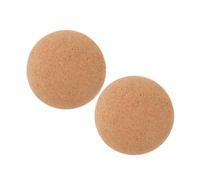Toddmomy 2pcs Cork Massage Ball Set for Yoga and Fitness Multi-Use Massage Roller for Deep Tissue Relief Ergonomic Design for Sore Muscles and Trigger Points