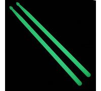 Toddmomy 2pcs Dark Drum Sticks for Drummers Digital Drumsticks for Boys and Girls and Beginners Fluorescent Green