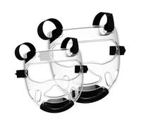 Toddmomy 2pcs Detachable Face Guard for Adults Lightweight Protective Gear for Karate Taekwondo and Kickboxing Training Sessions High Impact Protection Multi Sport Application