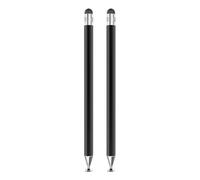 Toddmomy 2pcs Disc Stylus Pen: 2-in-1 Capacitive Touch Screen Stylus with Precise Disc and Silicone Tip, for All Touch Screens Tablets & Cell Phones (Black)
