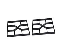 Toddmomy 2pcs DIY Cement Brick Mold Easy to Use Path Maker for Garden Walkways Light and Simple Paving Mould for Outdoor Decoration Create Beautiful Stepping Stones with Quick Demolding